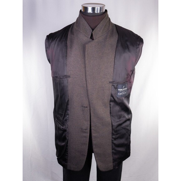 Daniel Hechter Sport Coat Mens 40R Tweed Textured Jacket Blazer Wool 2-Button - Picture 9 of 13